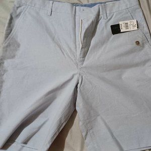 Men's Blue Oxford Shorts